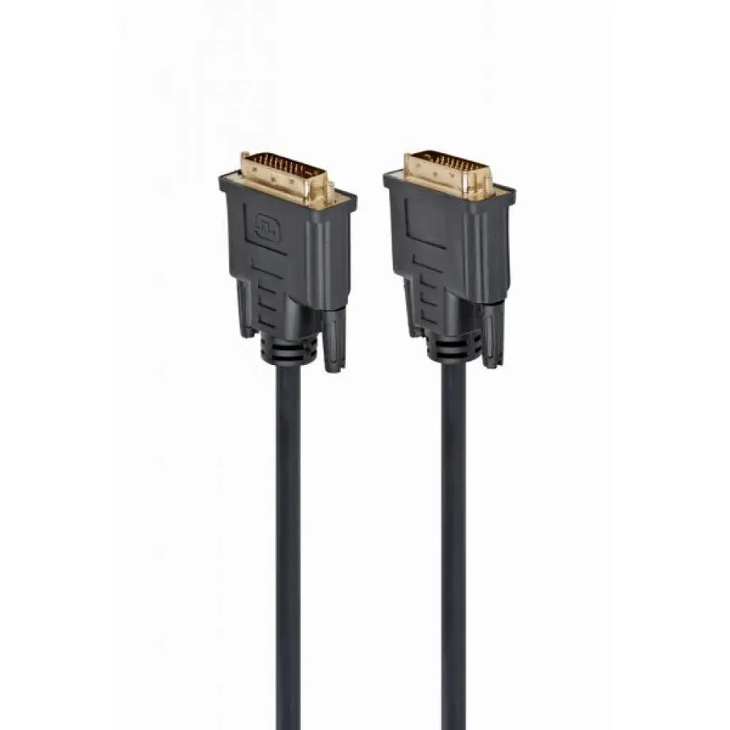 Кабель мультимедійний DVI M to DVI M 3.0m 24+1pin Cablexpert (CC-DVI2-BK-10)