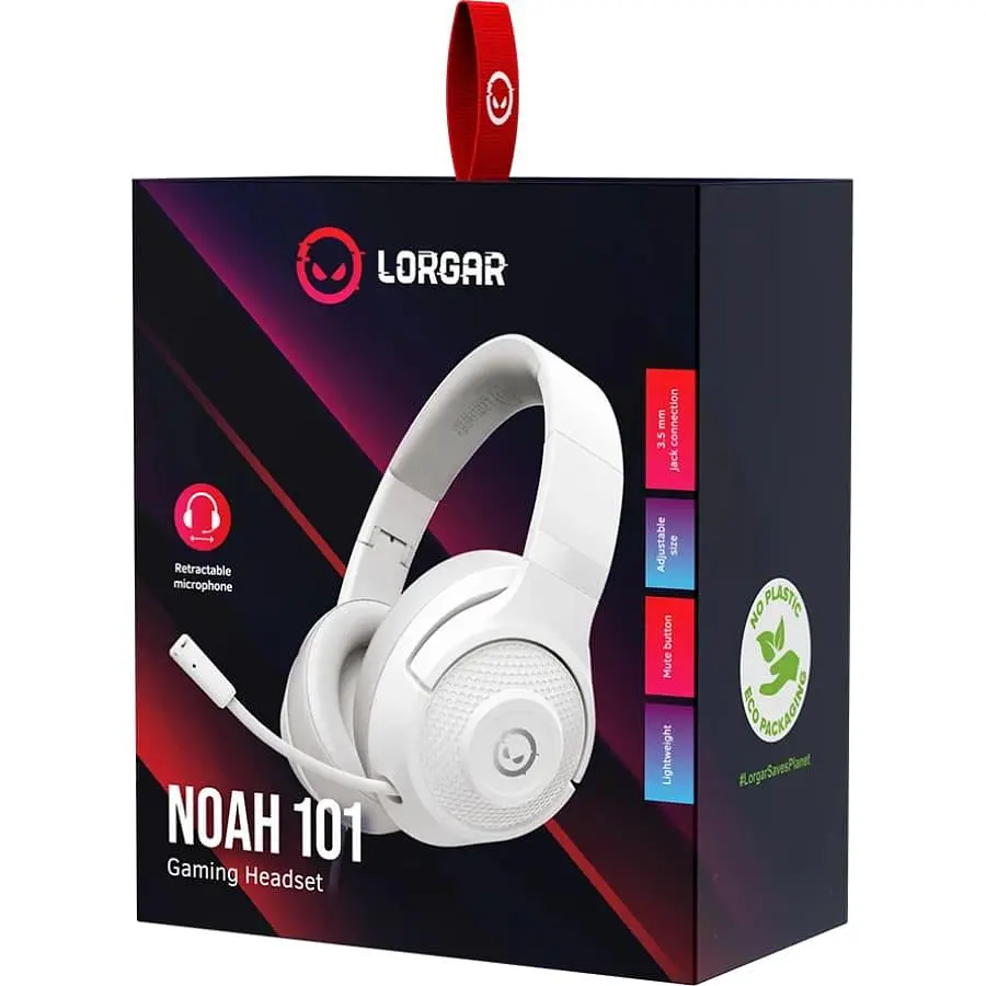Ігрова гарнітура Lorgar Noah 101 Gaming White (LRG-GHS101W) - фото 7