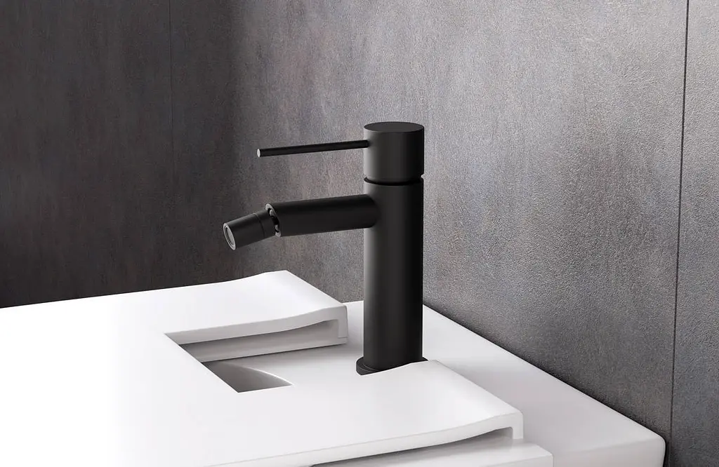 Змішувач для біде Corsan Lugo black CMB7531BL Чорний матовий - фото 3