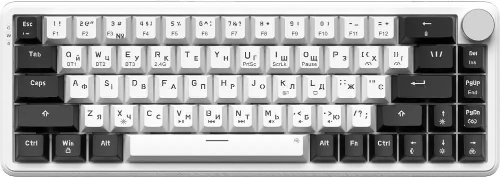 Клавіатура GamePro Asgard Valhalla MK210W Pro White - фото 3