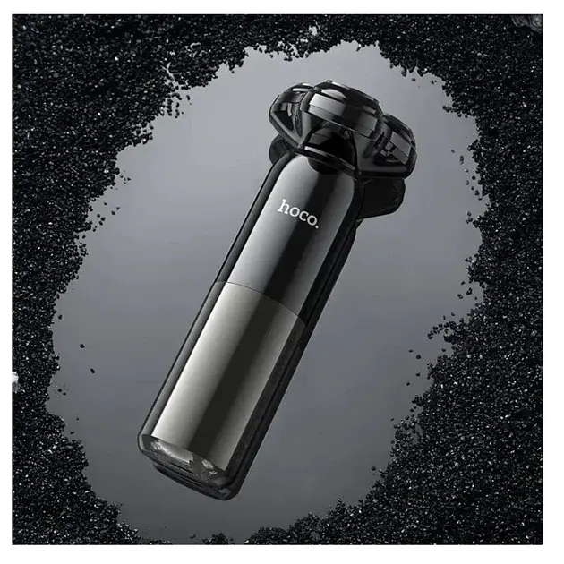 Електробритва Hoco HP35 Induction Three-Blade Electric Shaver Black - фото 4