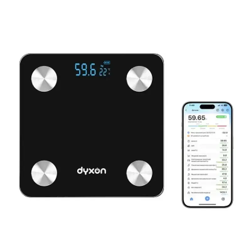 Ваги підлогові DYXON MEGASCALES 200 Black (DXNVGMGSCLS200B) - фото 2