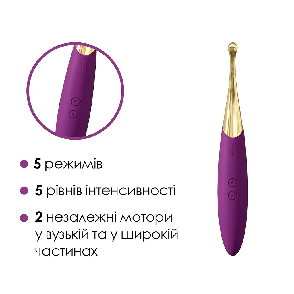 Універсальний вібратор Svakom Beatrice, 4 варіанти використання - фото 3