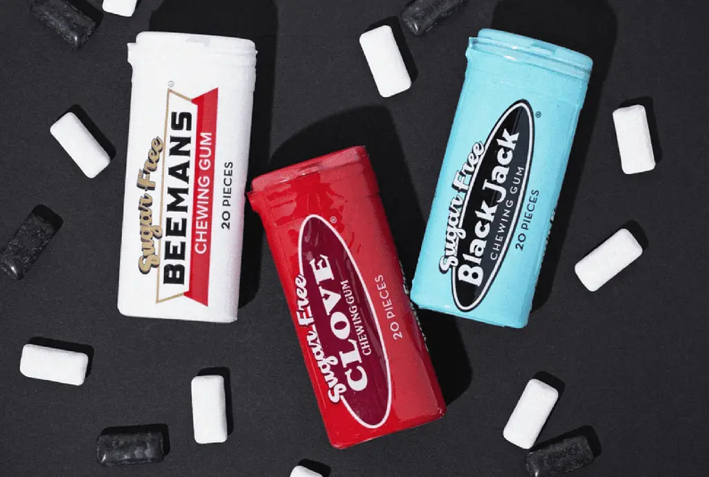 Жувальна гумка Beeman's Black Jack Sugar Free Gum 20шт, 42г - фото 4