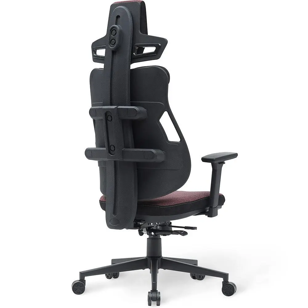 Геймерське крісло Mealux Cyberlux V8 Fabric Red (GM-V8 FR) - фото 3