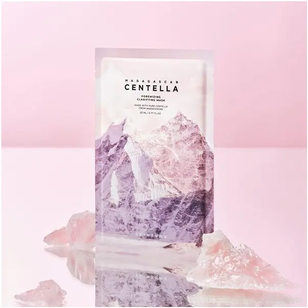 Тканинна маска для звуження пор та очищення шкіри SKIN1004 Madagascar Centella Poremizing Clarifying Mask 23 мл - фото 2
