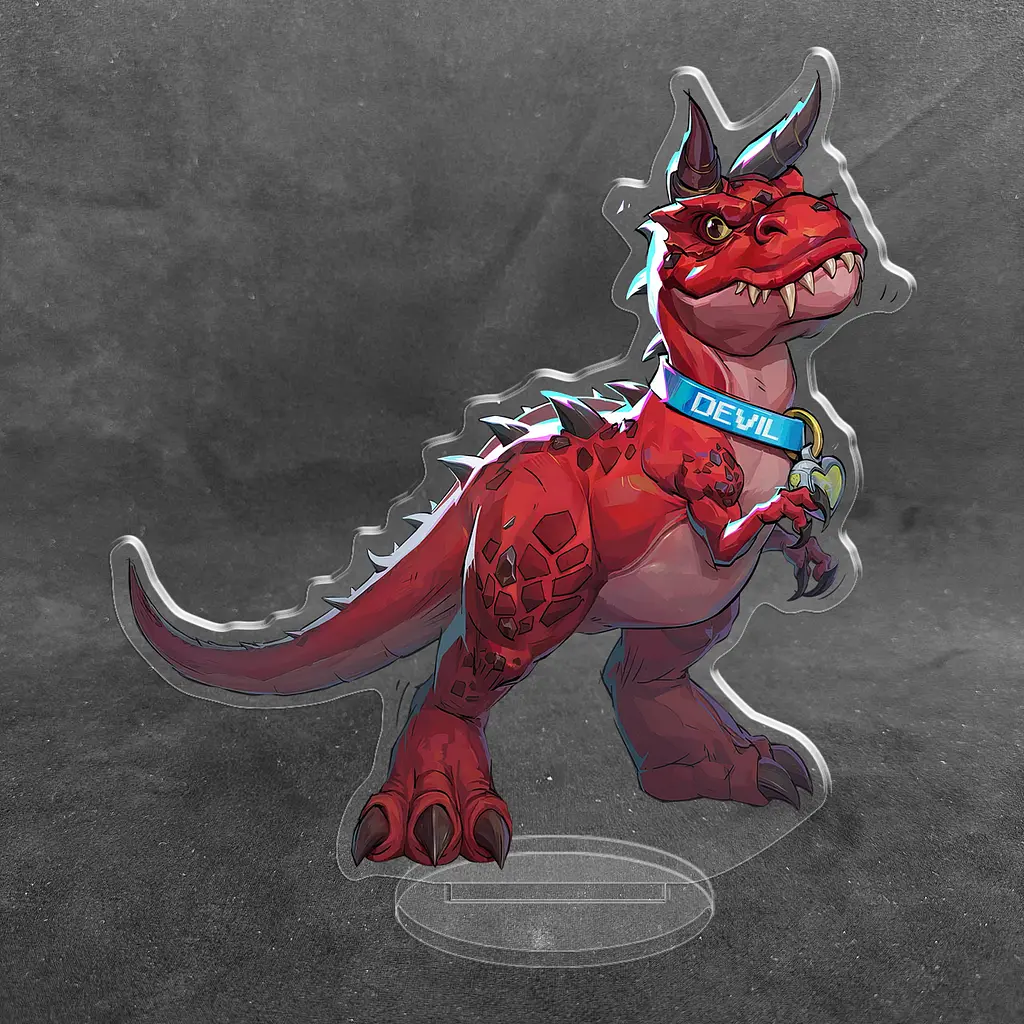 Акрилова колекційна фігурка Marvel Rivals - Devil Dinosaur 15 см - фото 2
