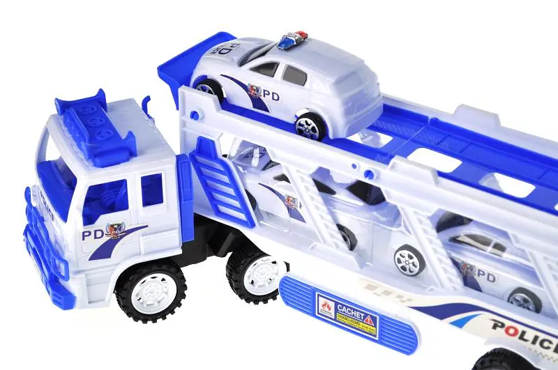 Автовоз з машинками інерційний 8898B в ковпаку р.56x13,5x18 см YG Toys - фото 3