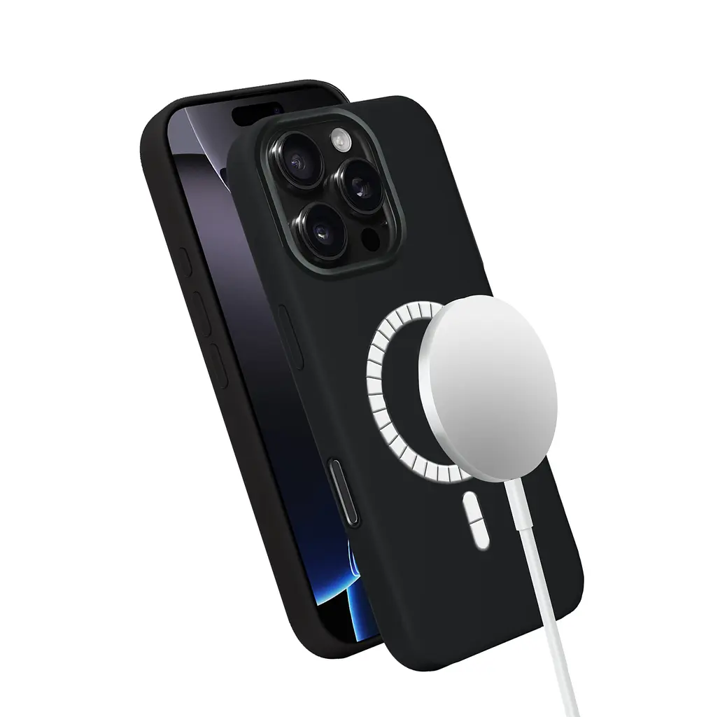 Чохол MAKE Apple iPhone 16 Pro Silicone Solo Black - фото 2