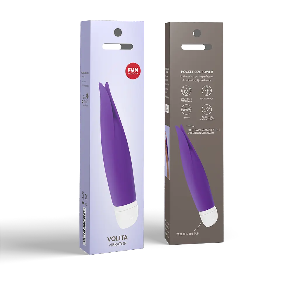 Вібратор Fun Factory Slimvibe Volita Міні-, 16х3.1 см - фото 4