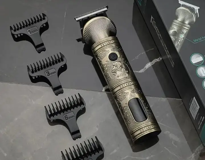 Набір для стрижки волосся та бороди VGR V-106 • 6 в 1, 14 насадок, LED-дисплей, акумуляторний тример - фото 6