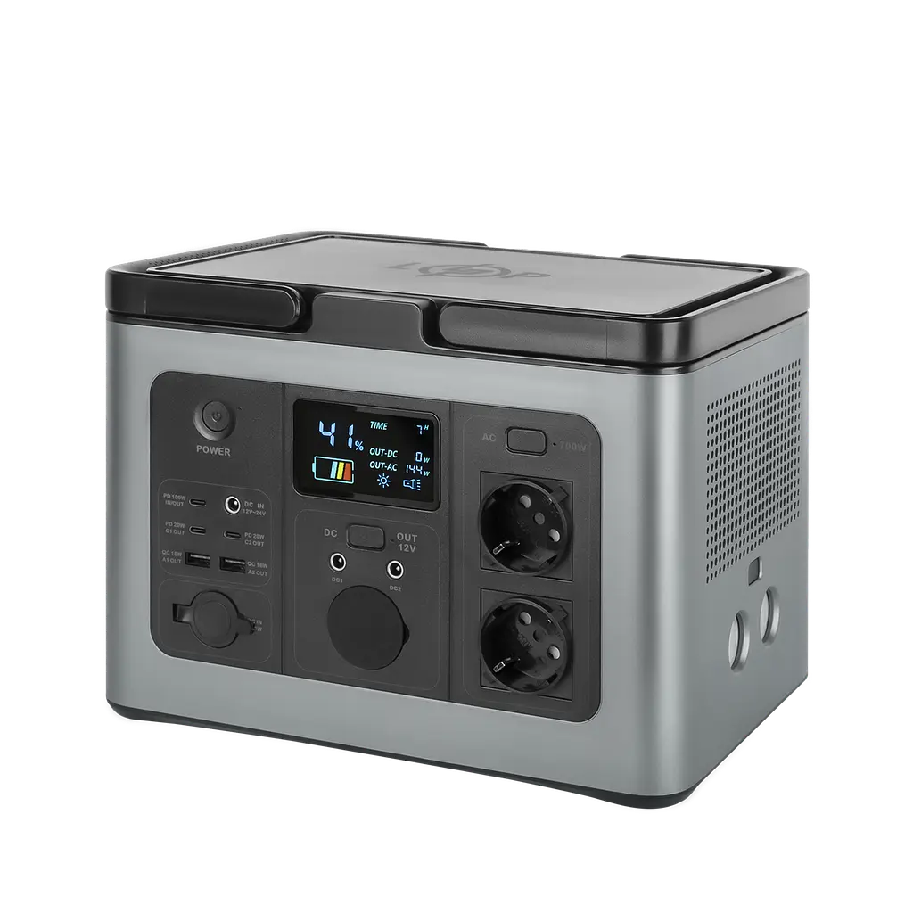 Багатофункціональна портативна зарядна станція LP CHARGER MPPT 700 Pro (700W, 614Wh) - фото 3