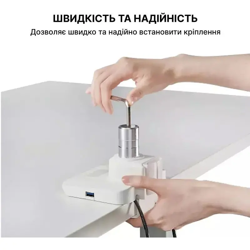 Кріплення для монітора OfficePro настільне біле (MA801W) - фото 14