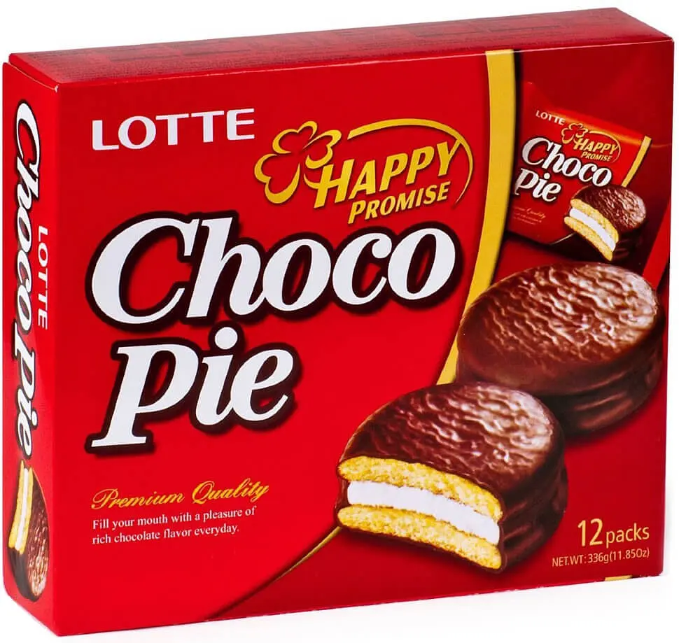 Пирожное шоколадное Choco Pie классическое LOTTE 336г