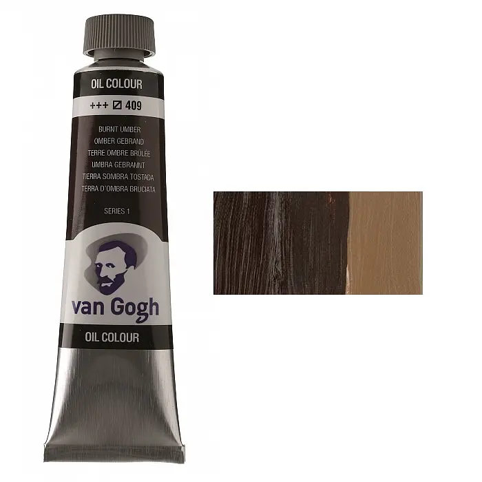 Фарба олійна Van Gogh (409) Умбра палена 40 мл Royal Talens (8712079219482)