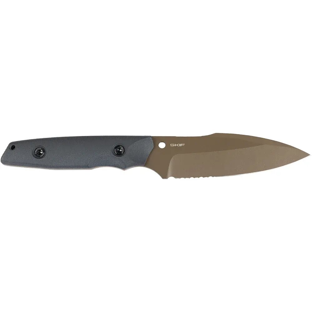 Ніж Cimmerian Knives Skif Coyote Blade Half Serrated - фото 2