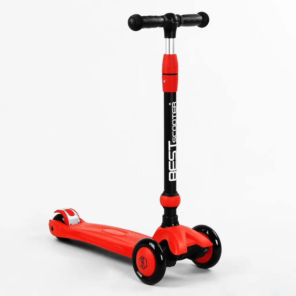 Самокат-велобег 3 в 1 Best Scooter 32х14х61-75 см Красный 000231686 - фото 5