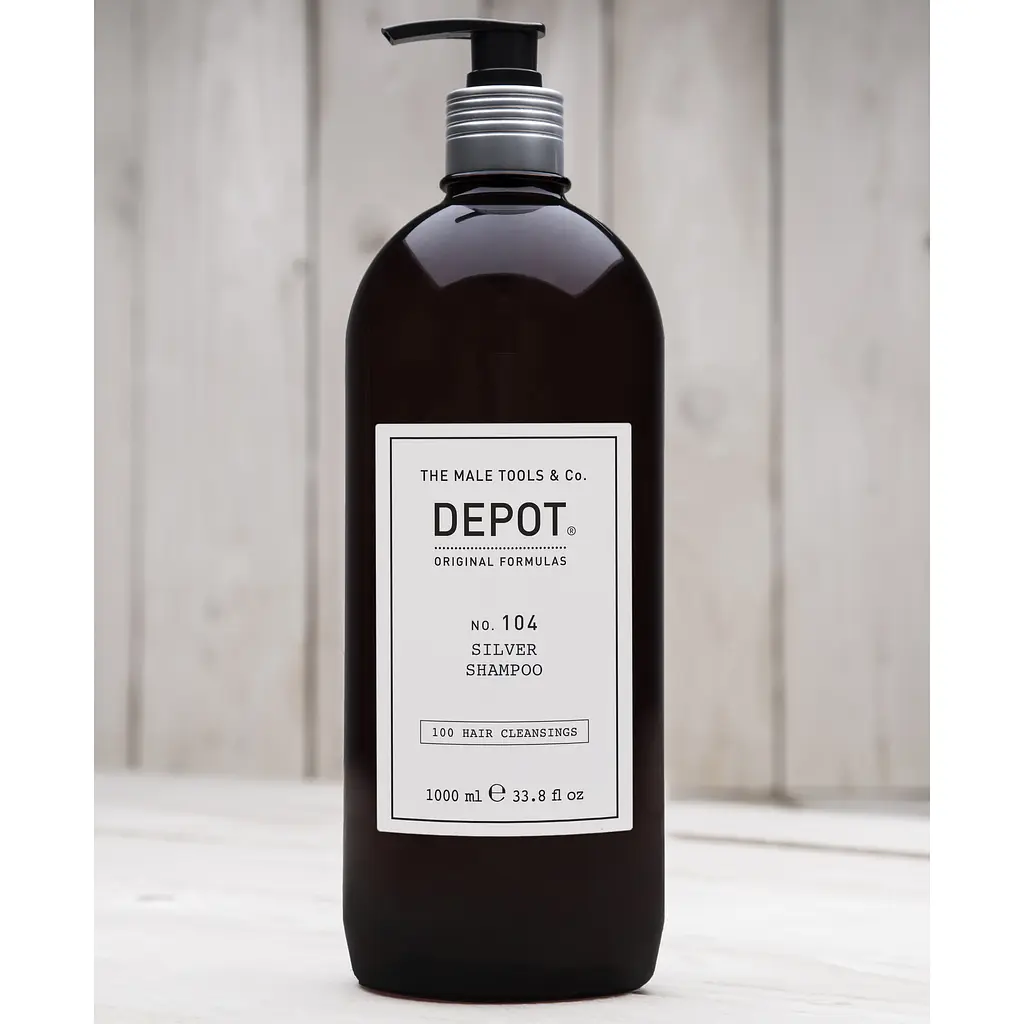 Шампунь для седых и светлых волос Depot No.104 Z.ONE Silver Shampoo 1 л - фото 2