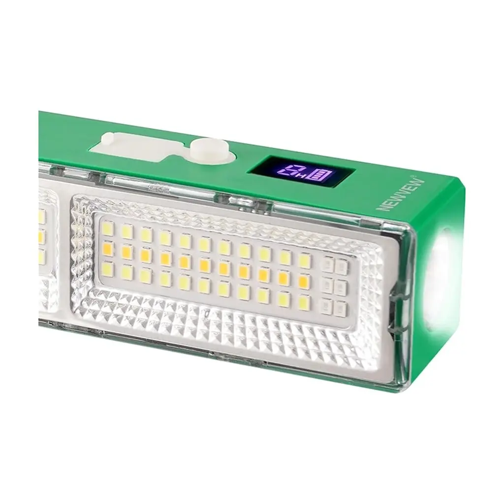 Ліхтар NEWVEW NV-E967T Solar Panel 4000mAh Green (NWVW-NV-E967T-GN) - фото 3