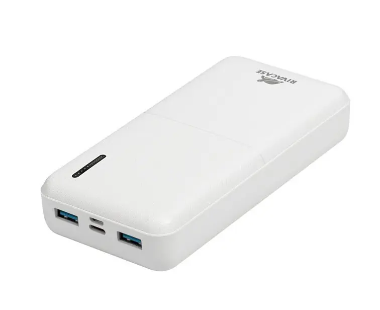 Внешний аккумулятор Power Bank RIVACASE VA2572 20000 mAh быстрая зарядка QC PD Белый - фото 4