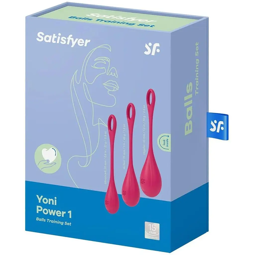 Набор йони бусин Satisfyer Yoni Power 1 Красный - фото 3