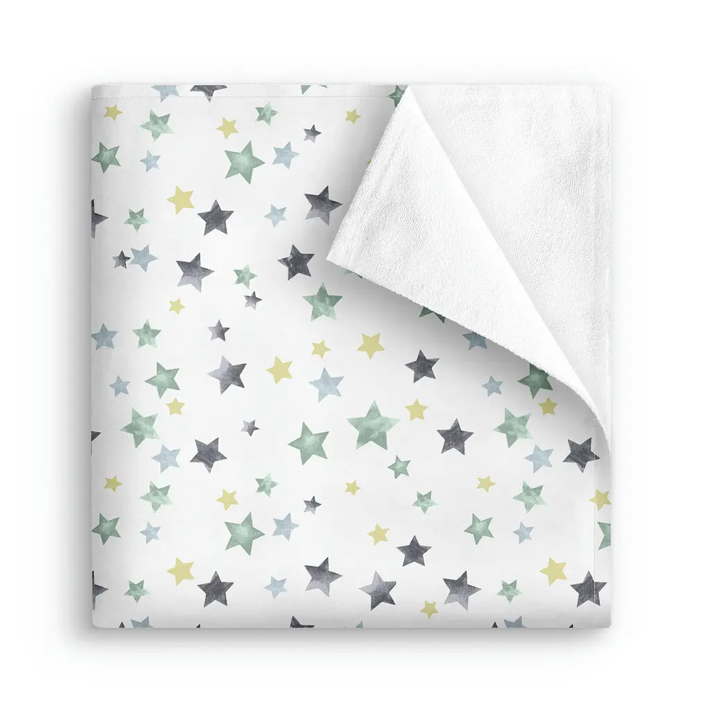 Багаторазова непромокаюча пелюшка 50х70 MINT STARFALL COSAS (4822052443866)