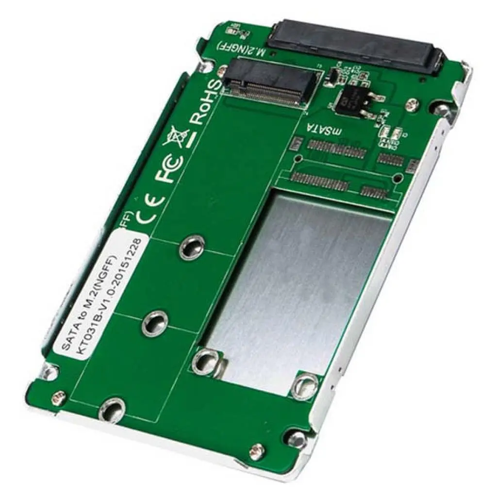 Зовнішня кишеня Maiwo 2.5'' SATA to M.2 (NGFF) SSD для ноутбука (KT031B) - фото 2