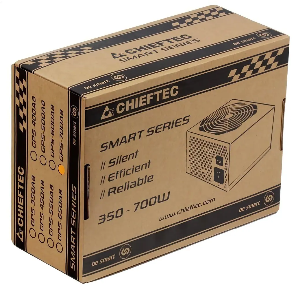 Блок живлення Chieftec Smart 700W (GPS-700A8) Black - фото 5