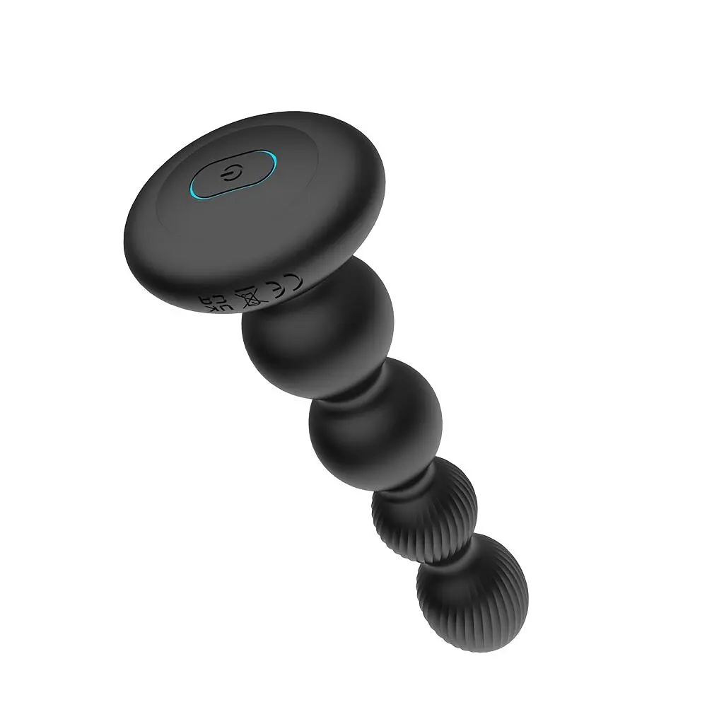 Анальна пробка Nexus Tornado Probe 17.7 см (чорний) - фото 5