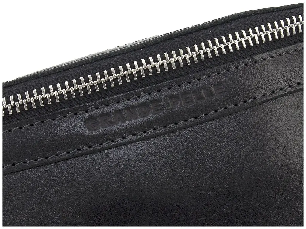 Кожаная женская сумка на пояс GRANDE PELLE sum0026712 - фото 5