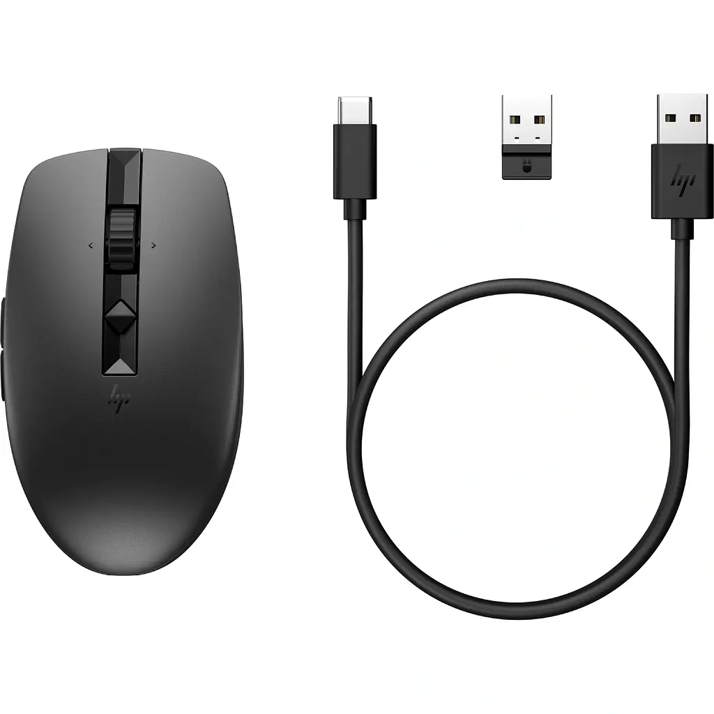 Мишка бездротова HP 710 Rechargeable Silent, 7 кн., up to 3000 dpi чорна - фото 7