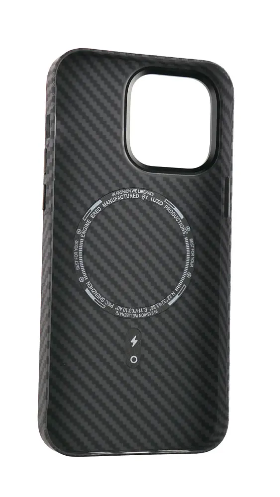 Чохол Luxo Free Air CarBon with MagSafe iPhone 14 PRO MAX Black - фото 3