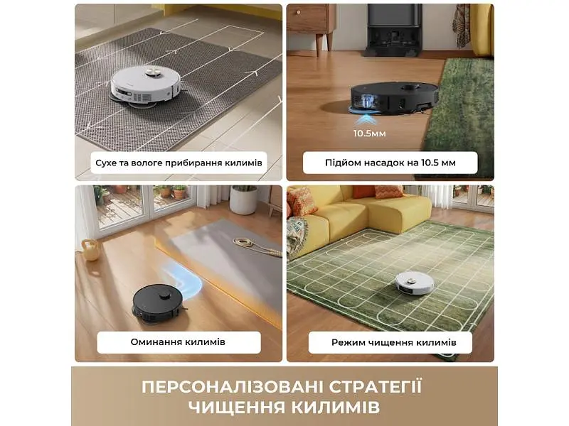 Робот-пилосос з вологим прибиранням Dreame Bot L50 Ultra AE White (RLL51SE-wh) - фото 5