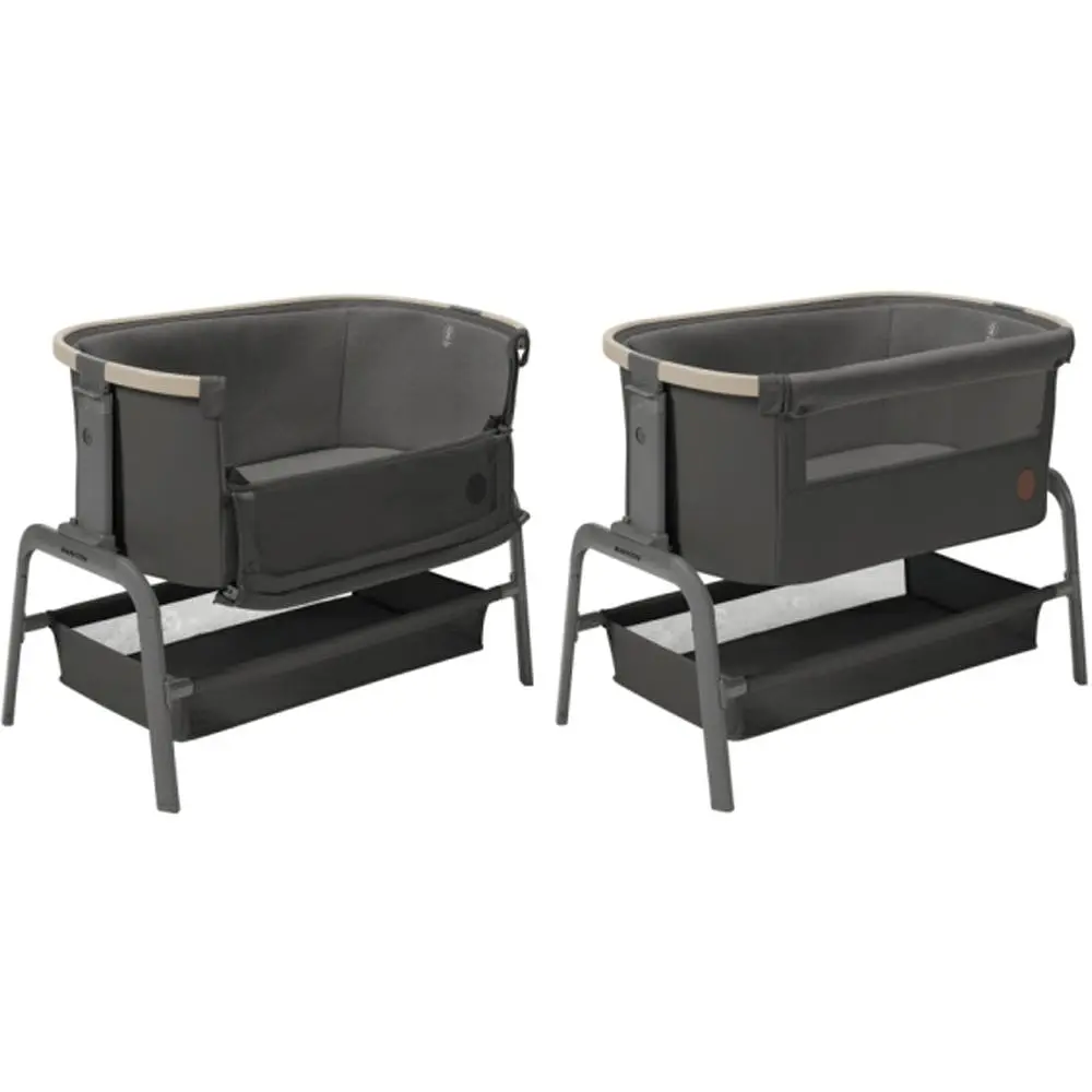 Приставная кроватка Maxi-Cosi Iora Beyond Graphite Eco, темно-серая (2106043110) - фото 6