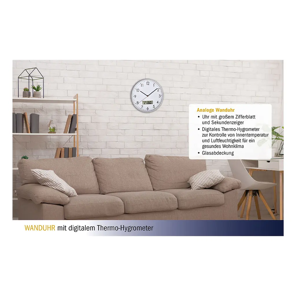 Годинник настінний TFA 60304802 - фото 2