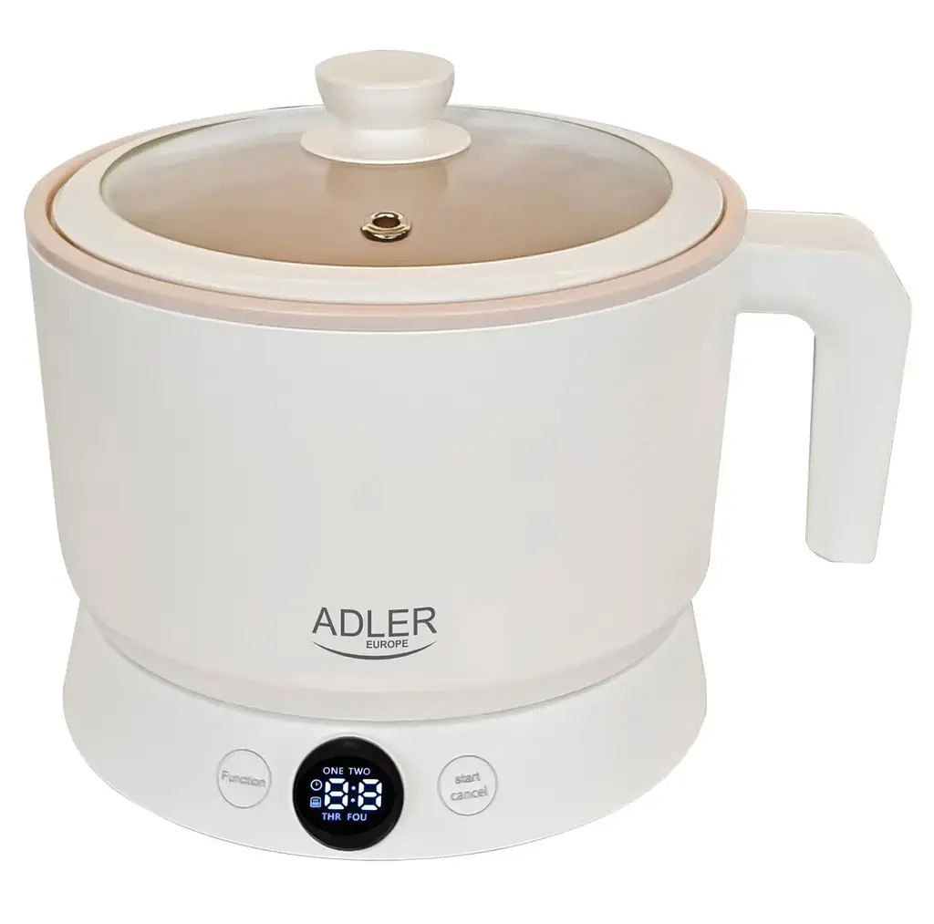 Багатофункціональна електрична каструля Adler AD 6422 (1 л, 800 Вт), 4 режими, пароварка, антипригарне покриття - фото 3
