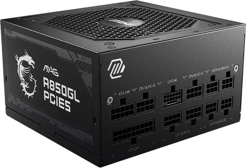 Блок живлення MSI MAG A850GL PCIE5 850W 80+ Gold (MAG A850GL PCIE5) - фото 4