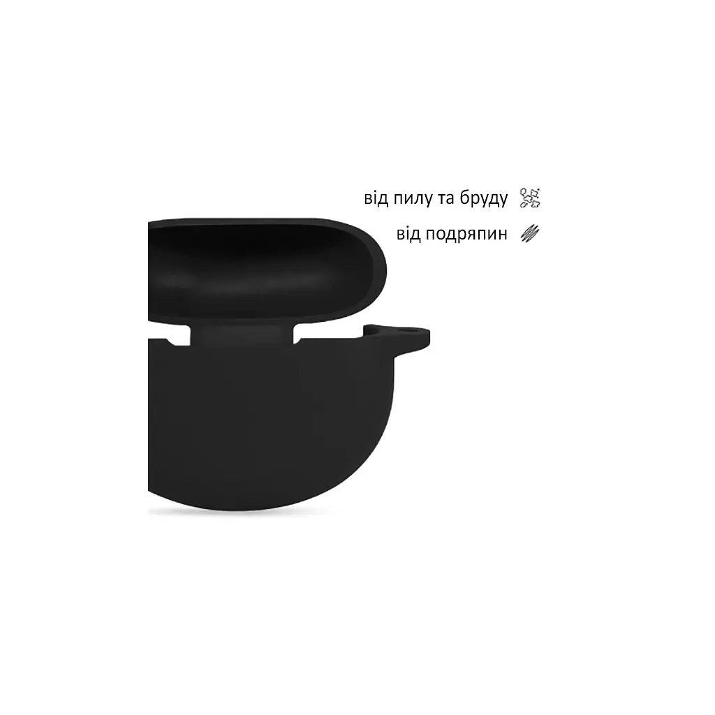 Чохол для навушників BeCover Silicon для Huawei Freebuds Pro Black (710179) - фото 3