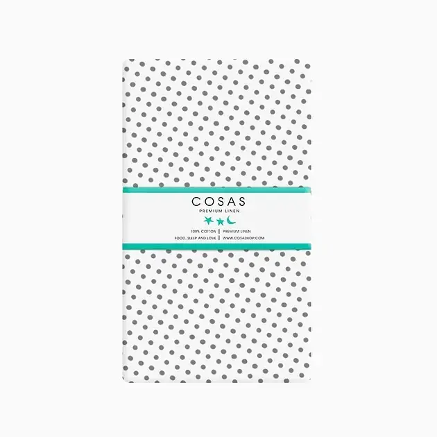 Комплект постільної білизни дитячий Cosas Crown & Dots 110 х 140 см (Корона_горох_115) - фото 2