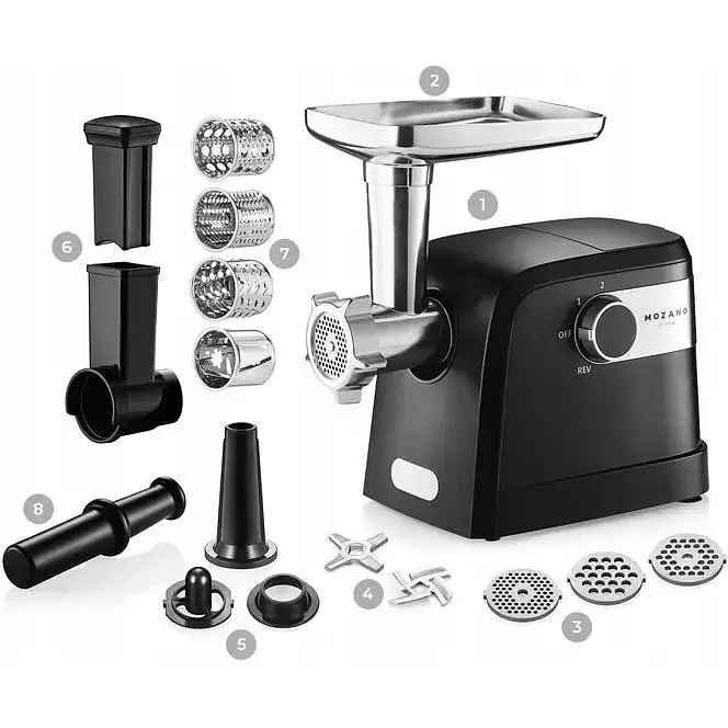 М'ясорубка Mozano AGD/MAS/01#CZA 2000 Вт - фото 6