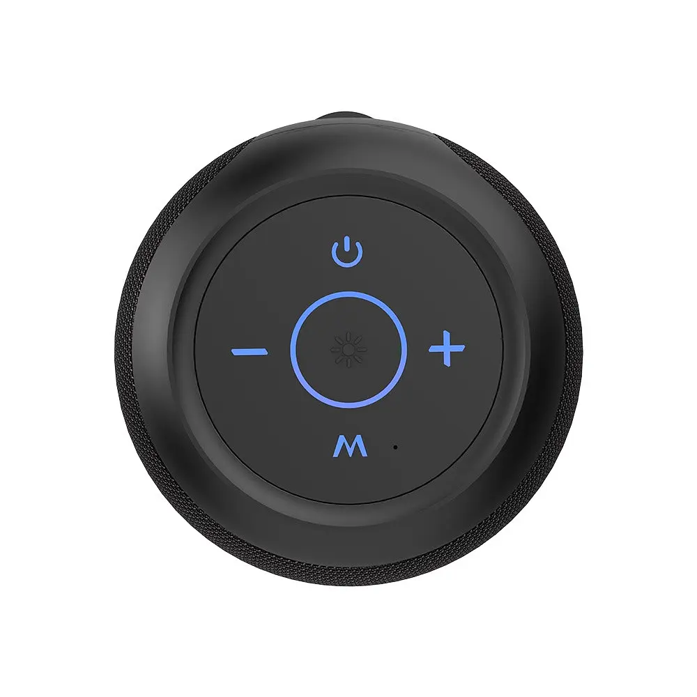 Портативна bluetooth колонка Zealot S53 TWS з LED підсвічуванням чорний - фото 9