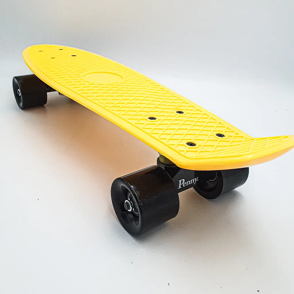 Пенні борд скейт 55х15см до 80кг ABEC 7 матові колеса скейтборд Penny Board Pastel Series жовтий