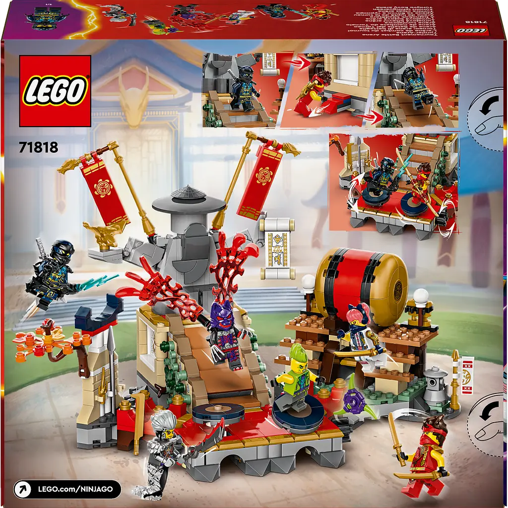 Конструктор LEGO Ninjago Бойова арена турніру 659 деталей (71818) - фото 2