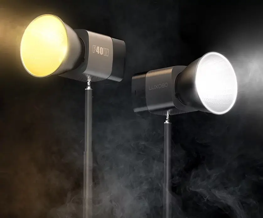 Монохроматичний освітлювач Luxceo P40W COB LED для фотостудії - фото 7