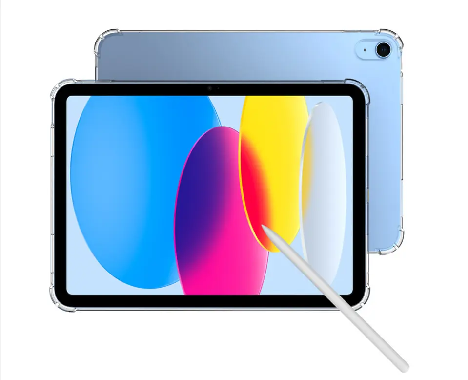 Чохол-накладка DK для Apple iPad 10.9" 10gen 2022 Silicone Corner Air Bag (015467) clear - фото 2