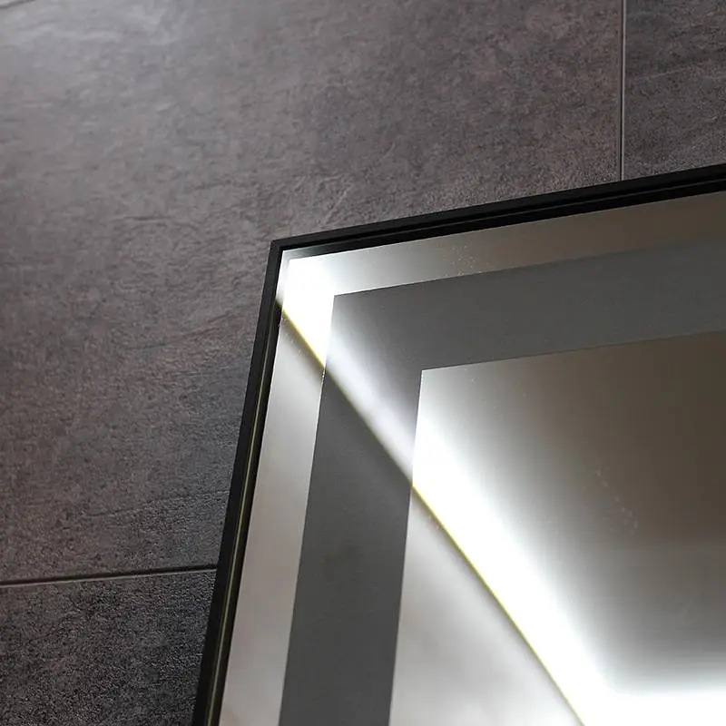 Дзеркало Dusel DE-M0061S1 Black 70x90 см, Чорний - фото 7