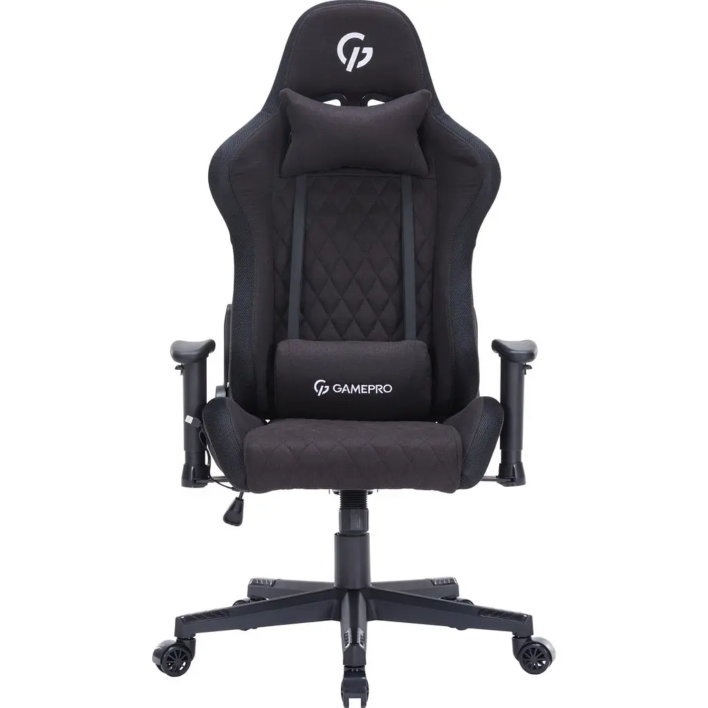 Геймерське крісло GamePro GC700FB RGB Size L Fabric Black [126423] - фото 2