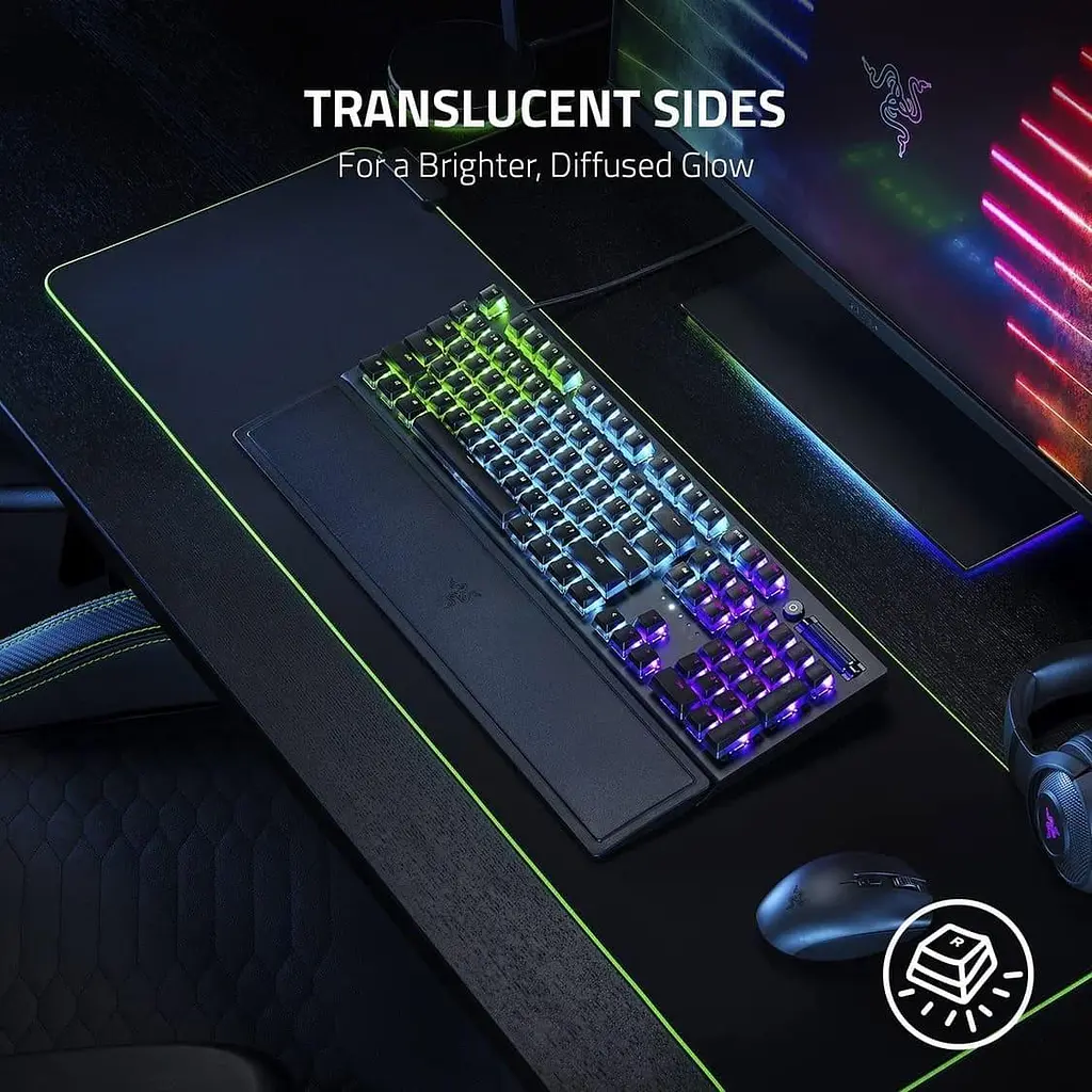 Набір кейкапів Razer Phantom US/UK Black (RC21-01740100-R3M1) - фото 2