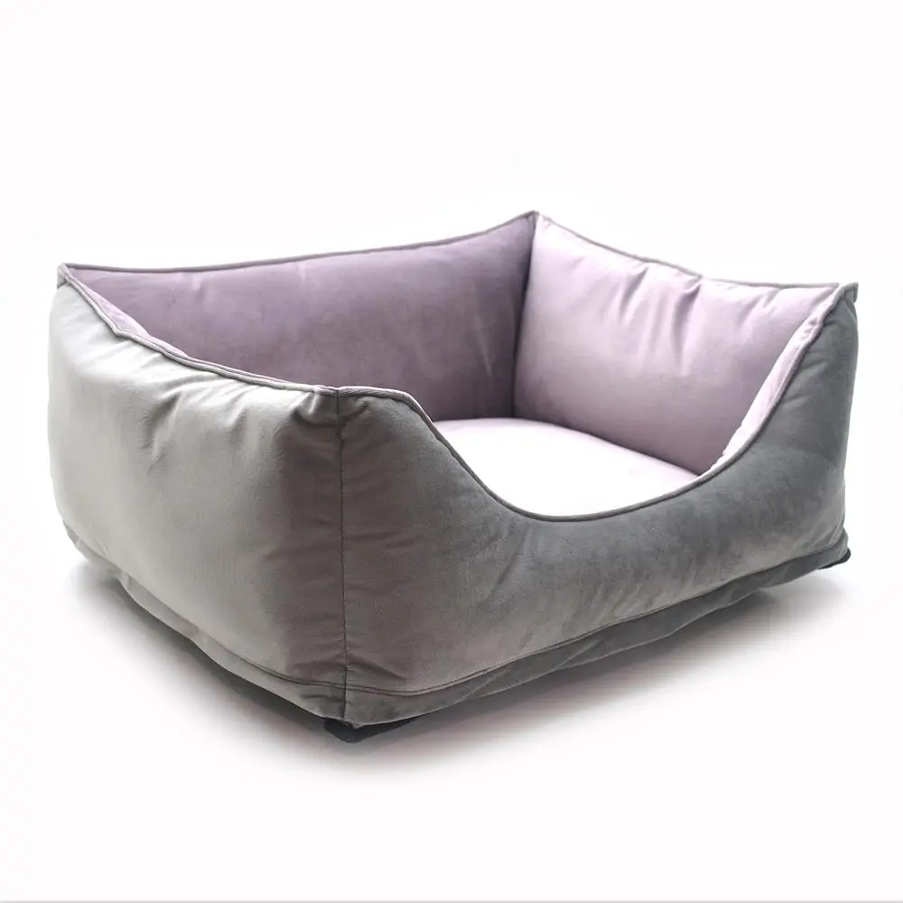 Лежак для котів та собак Zoo-hunt Бартон прямокутний рожевий №4 60х80х24 см - фото 2