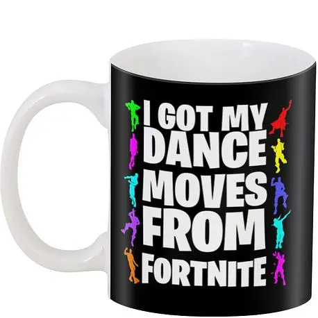 Кружка GeekLand Fortnite Фортнайт FT.FT.02.02 танцы 330 мл белая - фото 3